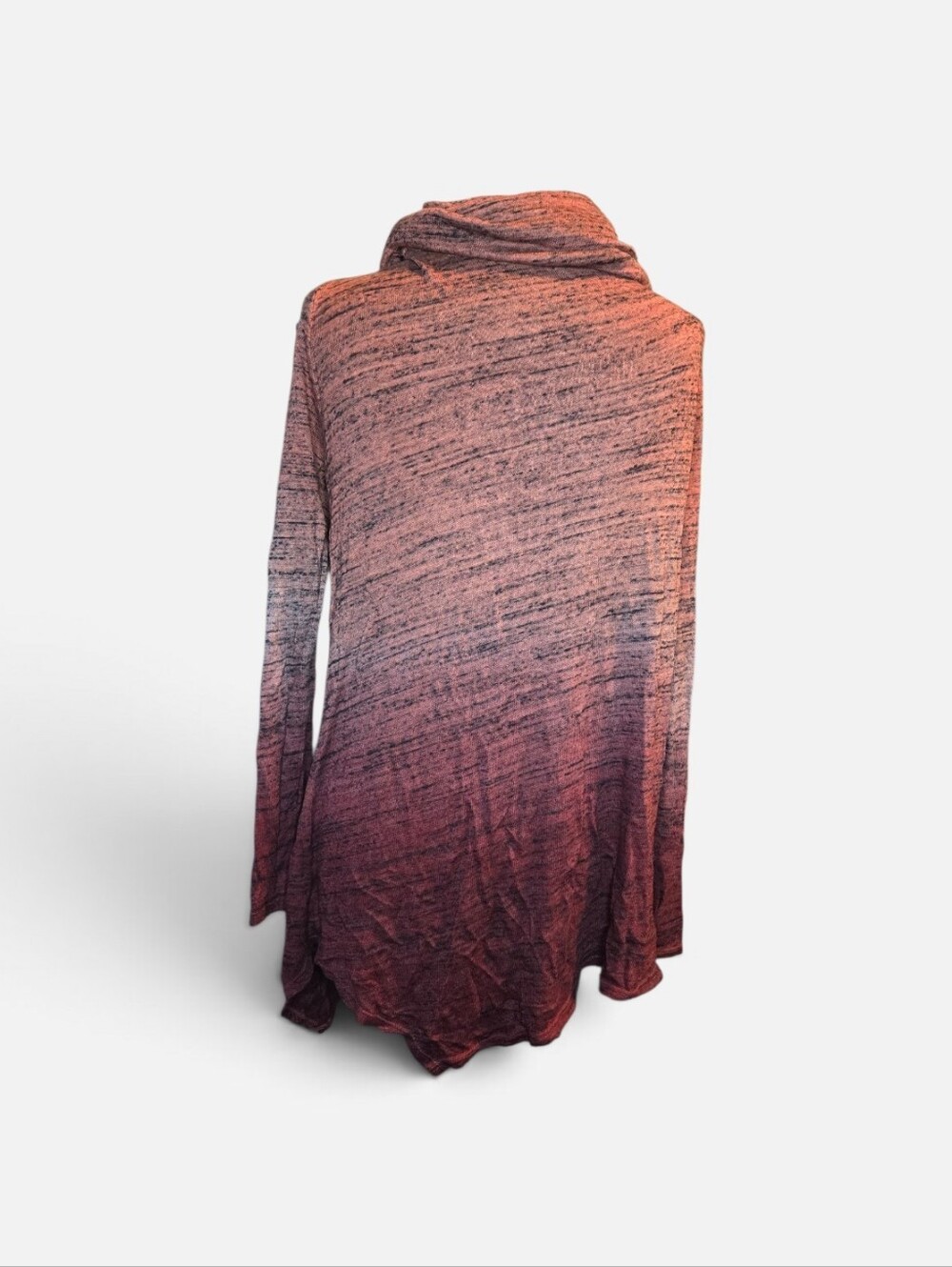 Soft Surroundings Ombre Cowl Neck Top - Picture 2 of 3